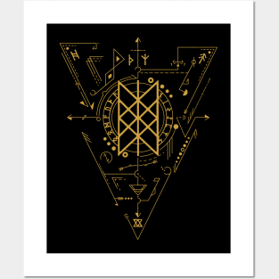 Web of Wyrd | Norse Pagan Symbol Posters and Art